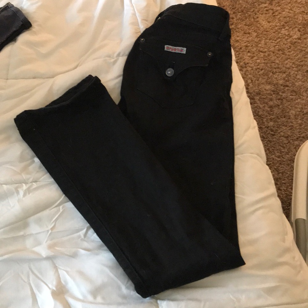 Black Hudson bootcut jeans